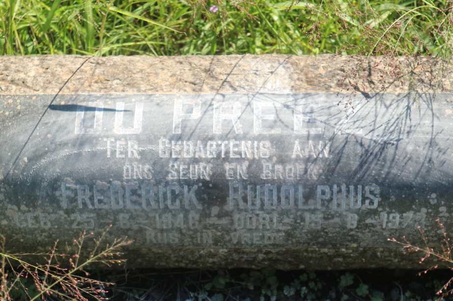 PREEZ Frederick Rudolphus, du 1946-1973