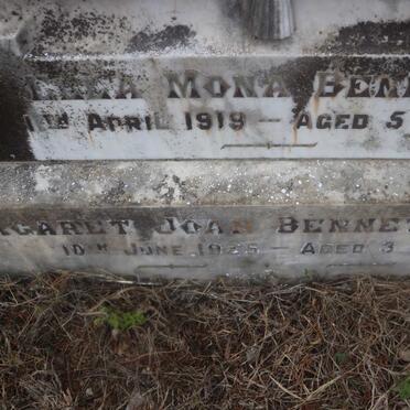 BENNETT Thomas William 1856-1916 &amp; Deborah Amy GLASS 1858-1931 :: BENNETT Ella Mona -1919 :: BENNETT Margaret Joan -1925