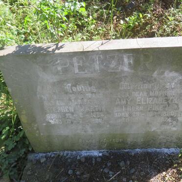 PETZER Stephen Martin 1884-1966 &amp; Amy Elizabeth PIKE 1890-1974