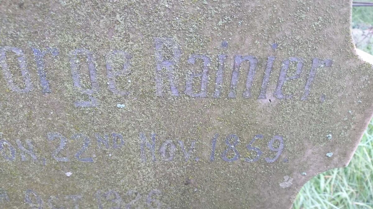 RAINIER Arthur George, de 1859-1926