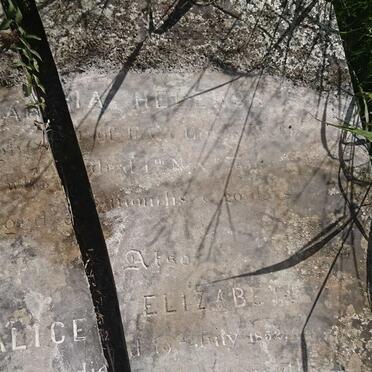 WEBB Maria Helenor -1851 :: WEBB Alice Elizabeth -1852