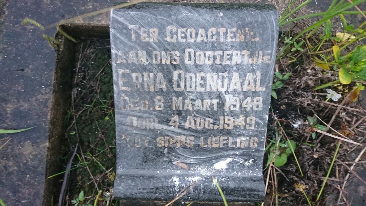 ODENDAAL Erna 1948-1949