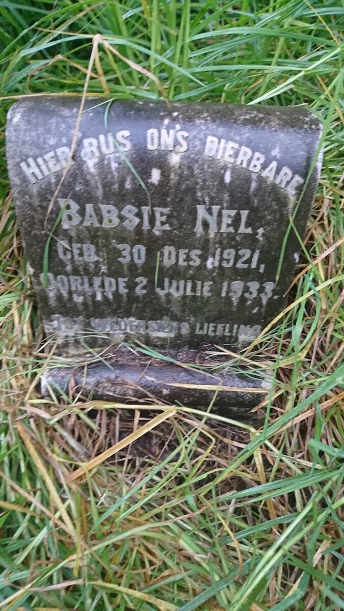 NEL Babsie 1921-1933