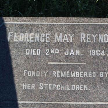 REYNOLDS Florence May -1964