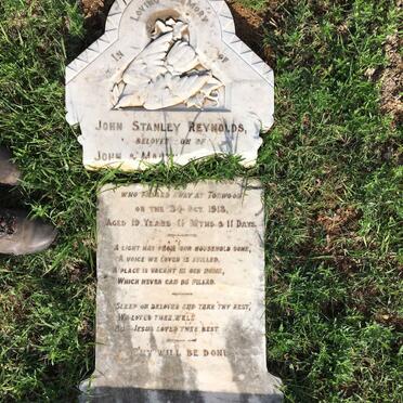 REYNOLDS John Stanley -1918