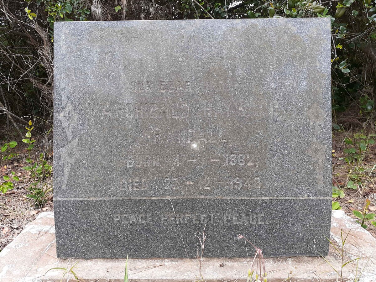 RANDALL Archibald Hayward 1882-1948