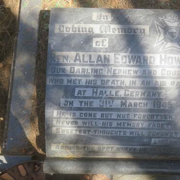 HOWE Allan Edward -1945