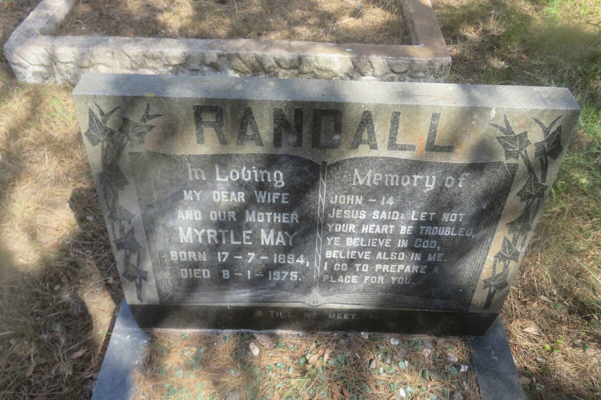 RANDALL Myrtle May 1894-1975