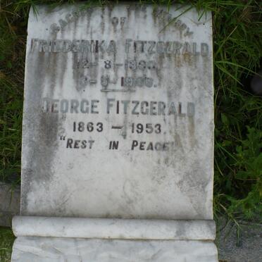 FITZGERALD George 1863-1953 &amp; Friederika 1860-1946