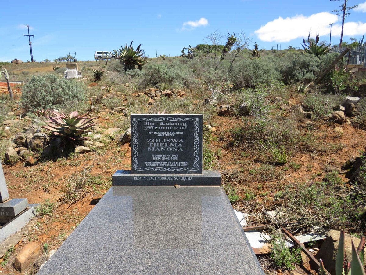 MANONA Zoliswa Thelma 1954-2002