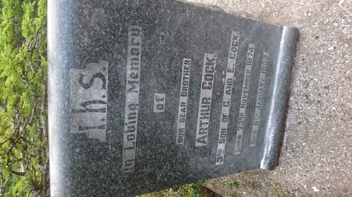 COCK Arthur 1874-1953