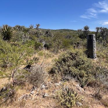 Eastern Cape, PEDDIE district, Line Drift Post, British Frontier Wars Monument 