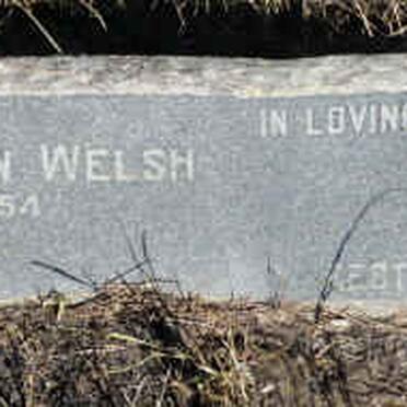 WELSH William Anderson -1954 &amp; Minnie Bertha -1957