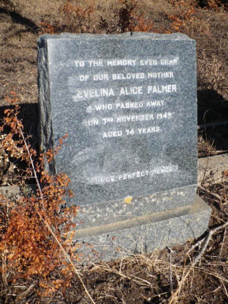 PALMER Evelina Alice -1949