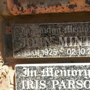 MINTER John 1925-2008