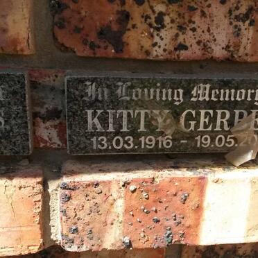 GERBER Kitty 1916-2010