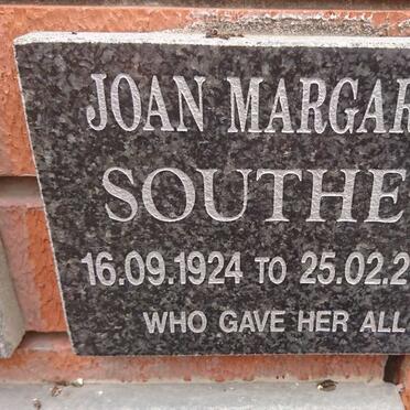 SOUTHEY Joan Margaret 1924-2009