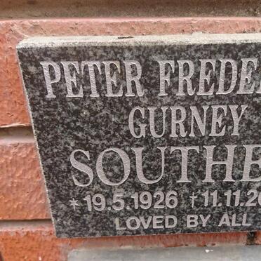 SOUTHEY Peter Frederick Gurney 1926-2006