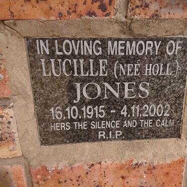 JONES Lucille nee HOLL 1915-2002