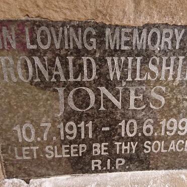 JONES Ronald Wilshire 1911-1992