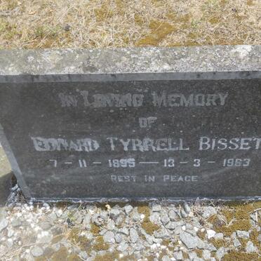BISSET Edward Tyrrell 1895-1963