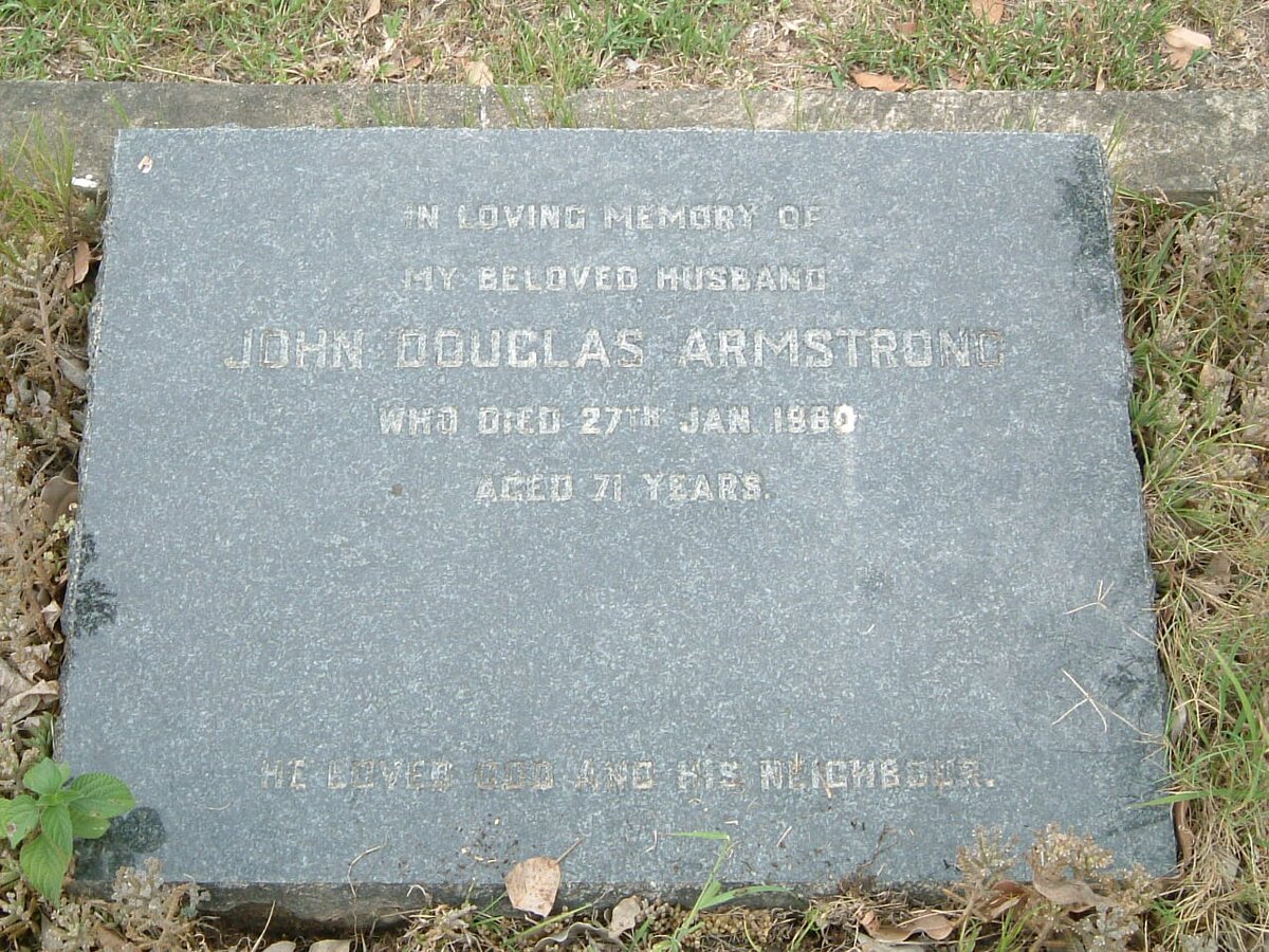 ARMSTRONG John Douglas -1880