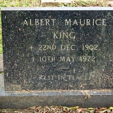 KING Albert Maurice 1902-1972