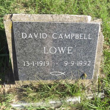 LOWE David Campbell 1919-1992