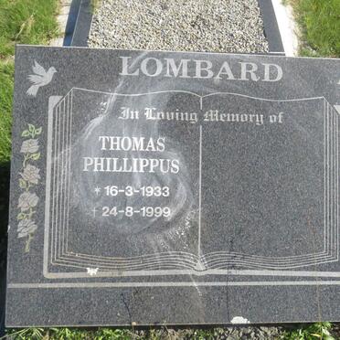 LOMBARD Thomas Phillippus 1933-1999