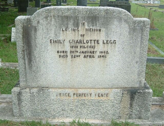 LEGG Emily Charlotte nee WILCOX 1862-1941