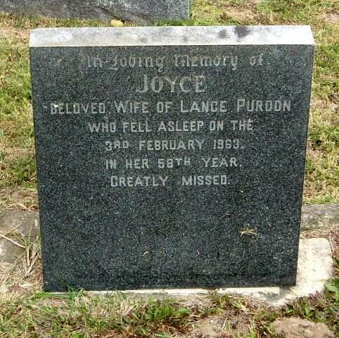 PURDON Joyce -1963