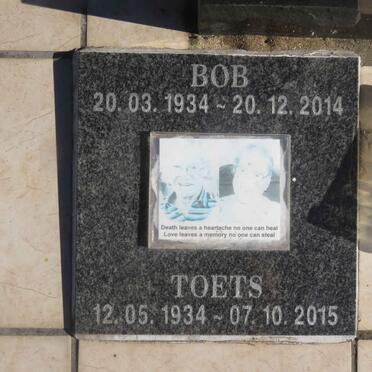 PETZER Bob 1934-2014 &amp; Toets 1934-2015