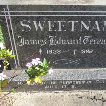 SWEETNAM James Edward Terence 1938-1988