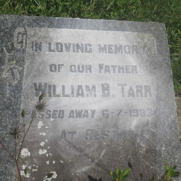 TARR William B. -1933