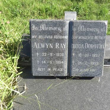 THOMPSON Alwyn Ray 1938-1994 &amp; Rhoda Dorothy 1937-1999