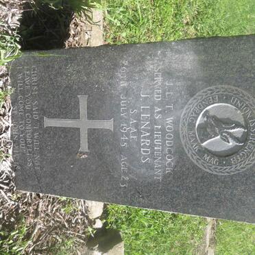 WOODCOCK J.L.T. -1945 :: LENARDS J.