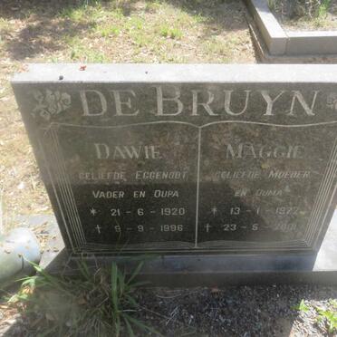 BRUYN Dawie, de 1920-1996 &amp; Maggie 1922-2001