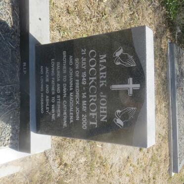 COCKROFT Mark John 1949-2000