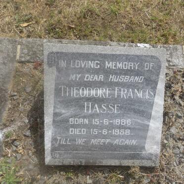 HASSE Theodore Francis 1886-1958