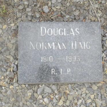 HAIG Douglas Norman 1910-1993 &amp; Esme Mary VAN REENEN 1913-1975 :: HAIG Bruce Derek 1973-2007