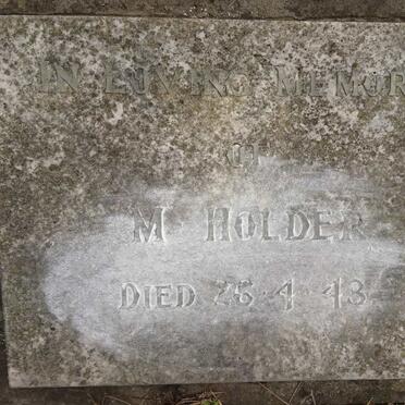 HOLDER M. -1943