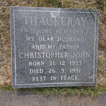 THACKERAY Christopher John 1953-1991