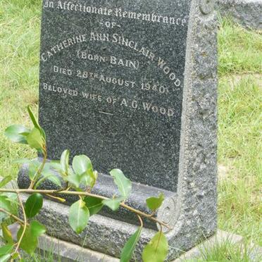 WOOD Catherine Ann Sinclair born BAIN -1940