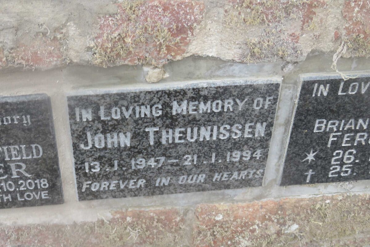 THEUNISSEN John 1947-1994
