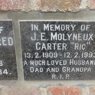 CARTER J.E. Molyneux 1909-1993