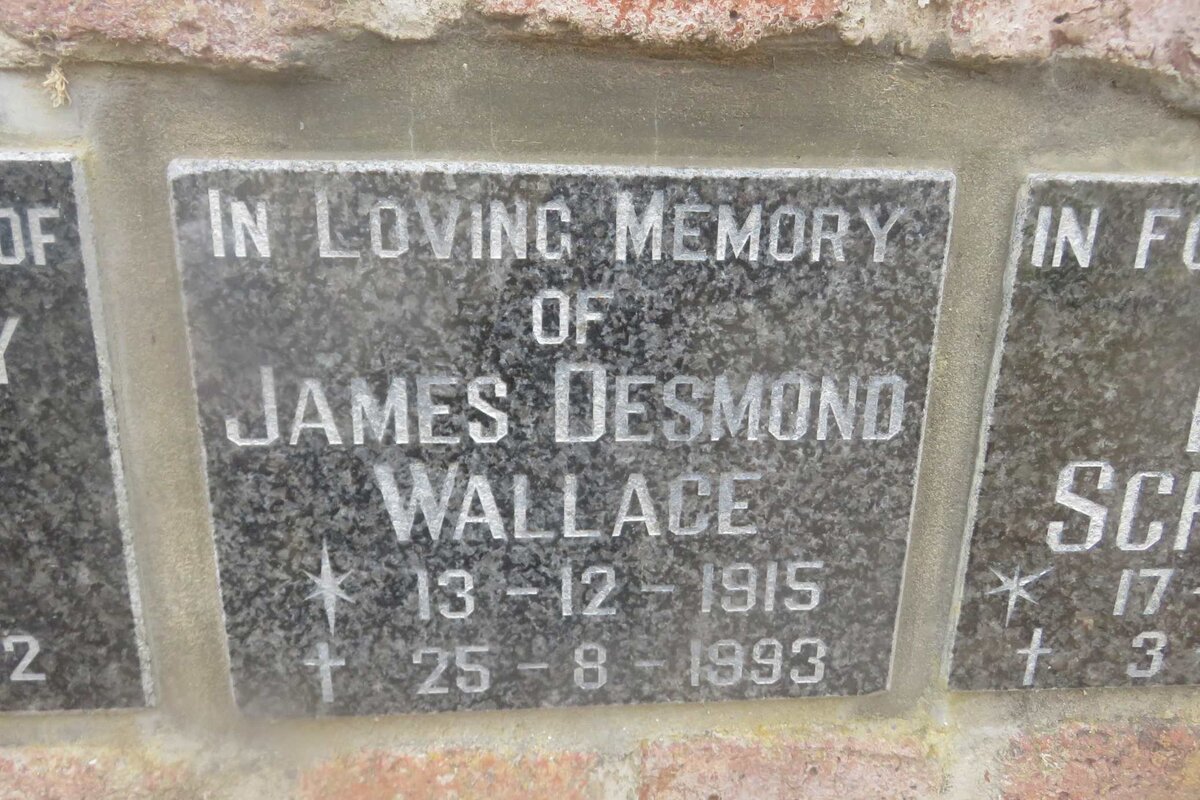 WALLACE James Desmond 1915-1993