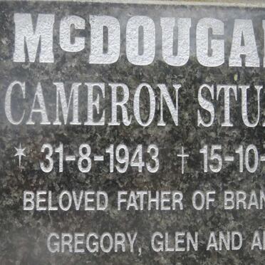 McDOUGALL Cameron Stuart 1943-1999