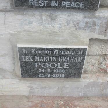 POOLE Lex Martin Graham 1936-2018