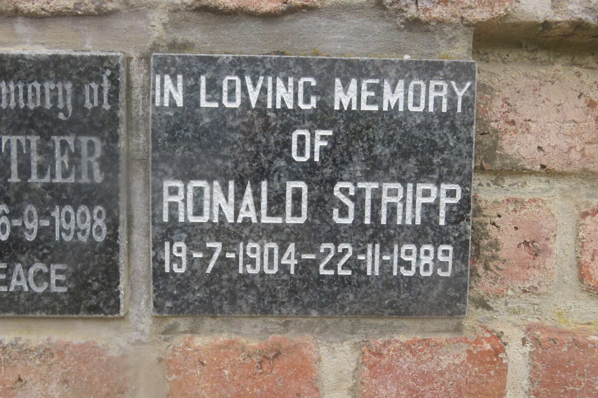 STRIPP Ronald 1904-1989