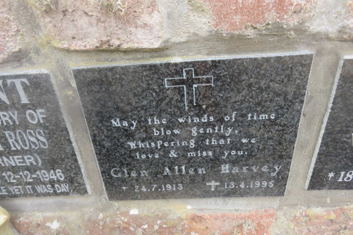 HARVEY Glen Allen 1913-1995